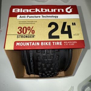 Blackburn Knobby Mountain Bike Tire 24" x 2.0 with Anti Puncture Technology New!